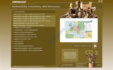 Multimedialny ćwiczeniowy atlas historyczny CD 3 (v 2.0)