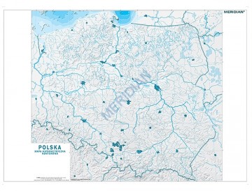 DUO Polska fizyczna z elementami ekologii / mapa konturowa-hipsometryczna