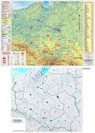 DUO Polska fizyczna z elementami ekologii / mapa konturowa-hipsometryczna