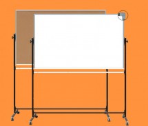 Tablica obrotowa, korek-biała 1,70 x 1,00 m typ A