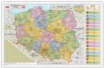 Polska administracyjna / drogowa 160x120 cm